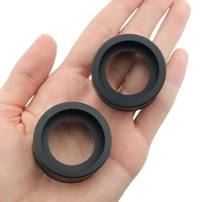 2PCS Rubber Eyepiece Cover Suitable for 36-38mm External Diameter Stereo Microscope Telescope