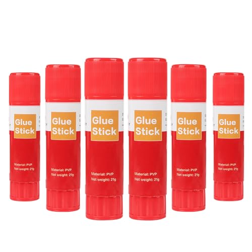 3D Printer Glue Stick – PVP Solid Glue for Heat Bed, Prevents Warping, Easy Release & Washable, Compatible with PLA,ABS,HIPS,PET,ASA Filaments, and Various Build Plates (Red) - color: Red