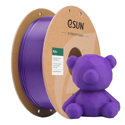 eSUN PLA+ Filament 1.75mm Purple 1KG, 3D Printer Filament - color: 1kg-purple