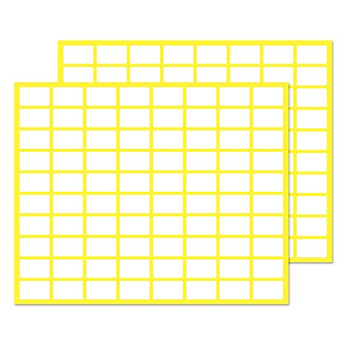 0.5" x 0.3", 8000 Pack - Small Price Stickers, White Pricing Labels - size: 8000 Pack