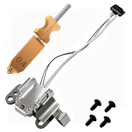for Flashforge AD5X Upgraded 0.4MM Integraded Nozzle & Heating Assembly Kit - size: 2 PCS