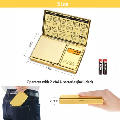 GRAM PRES Digital Pocket Scale 300g/0.01g Accuracy