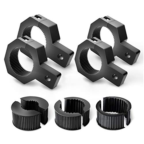 Nilight 4 Pack Off Road LED Light Mount Bracket, Vertical Tube Clamp - size: 4-Pack (Standard)