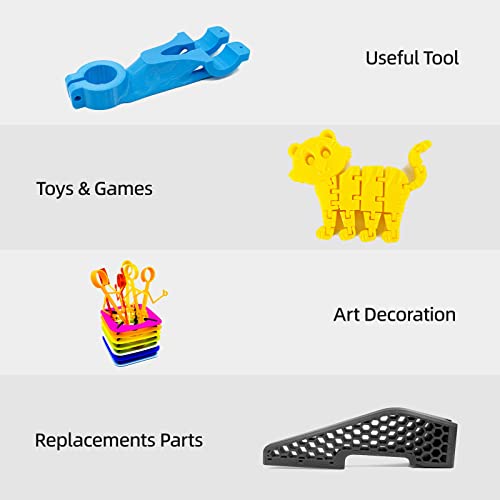 FLASHFORGE PLA Filament 1.75mm, 3D Printer Filament 1kg (2.2lbs) Spool, Dimensional Accuracy +/- 0.02mm, 3D Printing Filament Easy to Use and Fits for Most FDM 3D Printers (Blue) - color: Blue