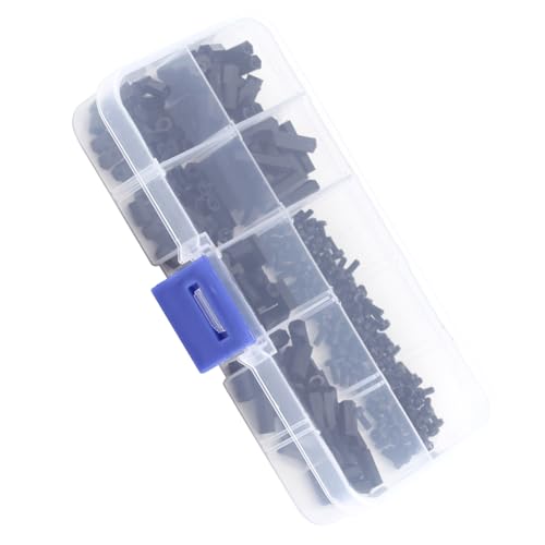 Eujgoov Nylon PCB Standoff Spacer Kit PA66 M2 M3 Male Female Threaded (M2 - size: M2 dual-pass-D model