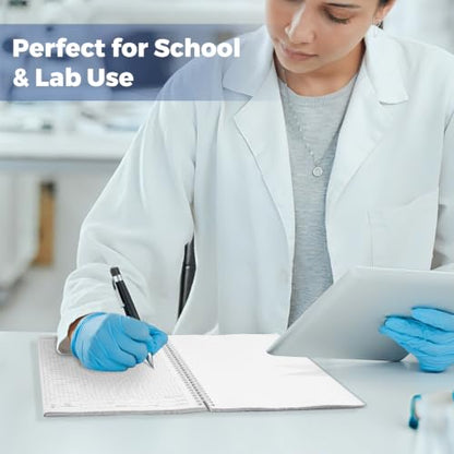 SKYDUE Carbonless Lab Notebook, Student Laboratory Notebook, 8.5" x 11"