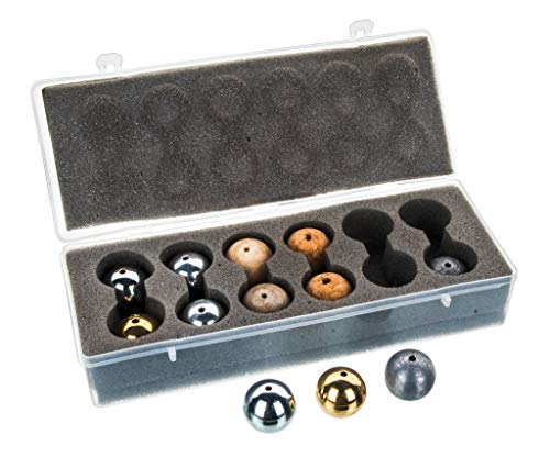 Eisco PH0109CB Drilled Ball Set in Plastic Case