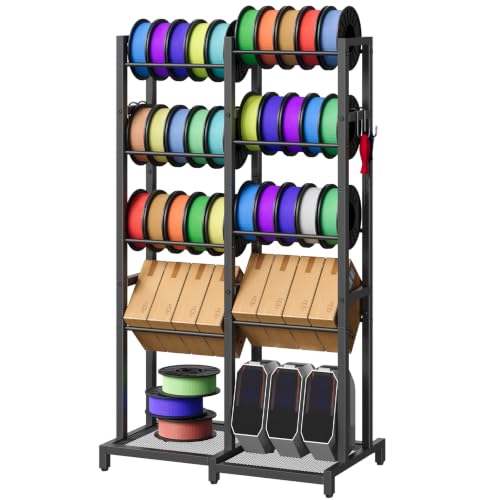 HOOBRO 3D Printer Filament Storage Rack, 5-Tier Heavy Duty Storage Shelf
