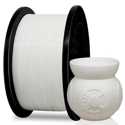 YOUSU 5KG(11lbs) PLA Plus Filament 1.75mm White, PLA+ Filament 1.75mm 3D Printer Filament, Cost Effective Large Roll 3D Printing Filament for Big Projects - color: F14-pla+ 5kg White, size: F-PLA+