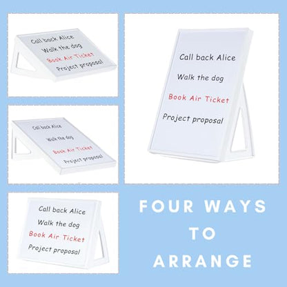 Dry Erase Board, Small Whiteboard with Stand - size: 8"W x 11.7"H, style: Basic
