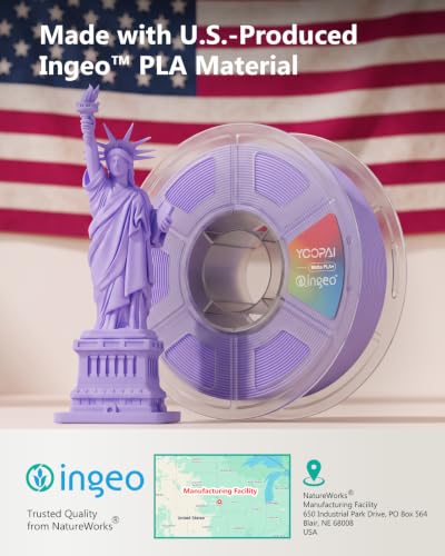 Matte PLA+ Filament 1.75mm, Soft Matte Finish, Reduced Layer Lines - color: Bone White
