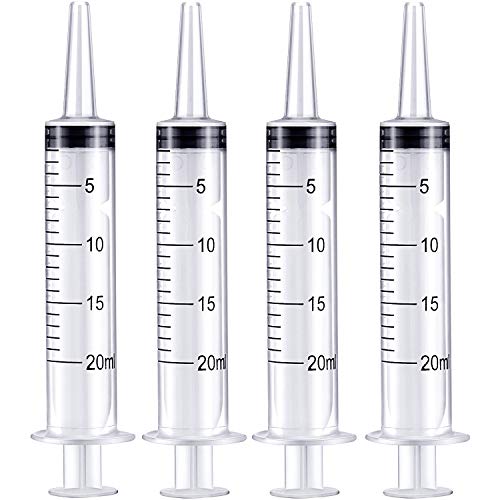 Frienda 4 Packs Syringes Without Needles 20 Ml - size: 20 ml