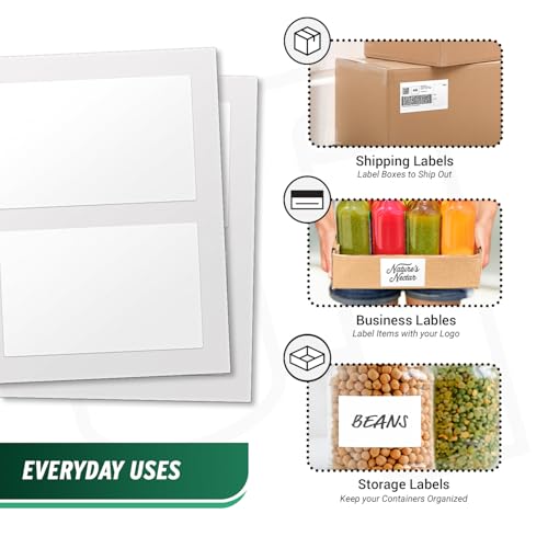Blank Stamps.COM SDC-1200 Shipping Labels, 4.25" x 6.75", White - size: 4.25" x 6.75"