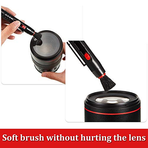 Frienda 3 Pcs Lens Cleaning Pen Brush for Camera Telescope Optics Screen