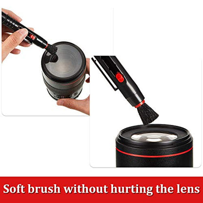 Frienda 3 Pcs Lens Cleaning Pen Brush for Camera Telescope Optics Screen