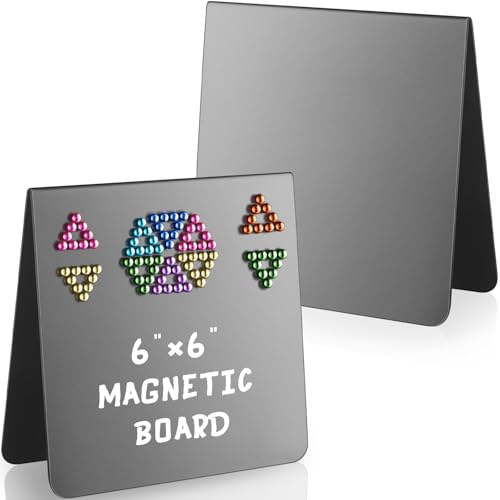 Gersoniel 6x6 Magnetic Display Stand Metal Easel Board for Desk, 2 Pack - size: 2 Pack