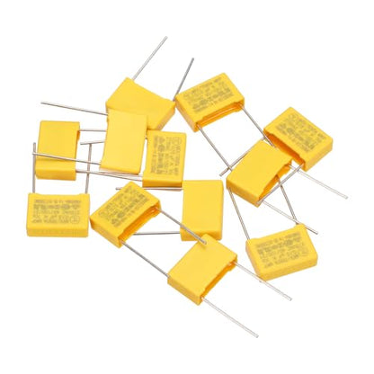 PATIKIL Safety Capacitors 12Pack 0.15uF AC 275V 15mm Pin Pitch 18x12x6mm - size: 15mm Pin Pitch, style: 0.15uF
