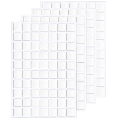 JANYUN 560 Pcs Sticky Dots,20 mm Square Putty Clear Double Sided Tape - size: 20x20mm Square 560pcs