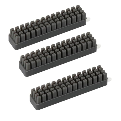 3 PCS 3D Printer Parts BambuLab A1 Nozzle Silicone Brush Heatbed Nozzle Wiper Cleaning Tool Compatible with Bambu Lab A1 3D Printer, for Cleaning Extruder Filaments