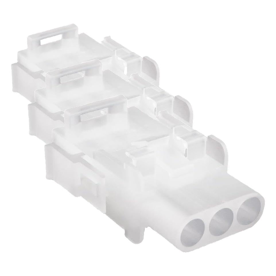 JRready ST6425 MLX 3 Pin Power Connector，2.13mm Diameter Pin and Sockets 14-20 AWG，Compatible with Molex MLX 3 Pin Male& Female Connector (6 Matched Sets),6.35mm Pitch (Pack of 3) - size: MLX 3Pin Connector (Pack of 3)