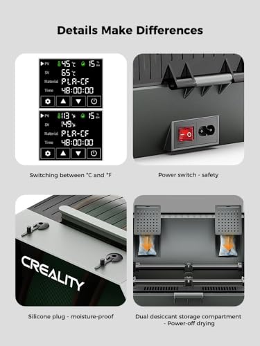 Creality Space Pi Filament Dryer Plus, 2 Spools Capacity