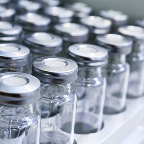 ALWSCI 10ml Borosilicate Glass Clear Flat Bottom Headspace Vial, 100 Pcs - size: 10ML & 22.5*46mm Vial
