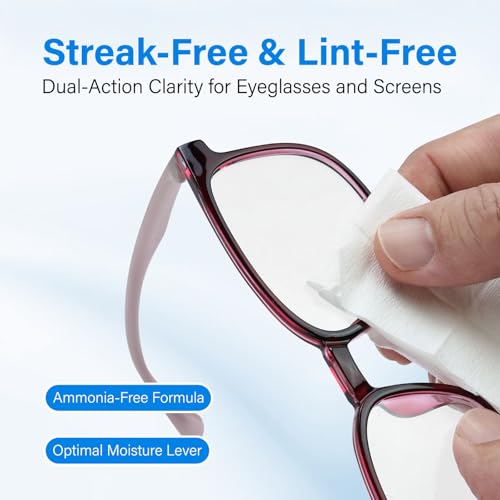 360 Count Lens Wipes for Eyeglasses, Eye Glasses Cleaner Wipes for Phone. - size: 360 Count