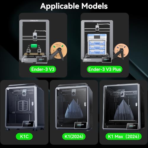 Creality K1C/K1 SE E3D Nozzle 0.4mm, Official E3D Obxidian High Flow Nozzle, Upgrade 3D Printer Hotend Hardened Steel High Speed Nozzle for Creality K2 SE/Ender 3 V3 SE KE/K1/K1 Max 3D Printers 1PCS - size: 0.4mm E3D