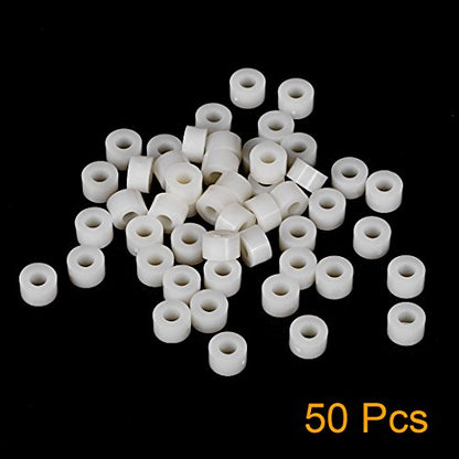 uxcell Round Spacers Washers ABS OD 7mm ID 3mm Height 4mm for M3 Screws