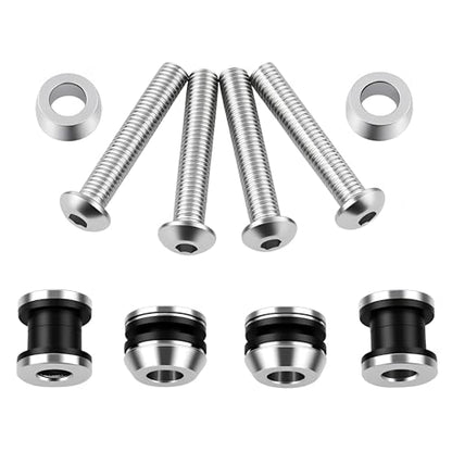 H-D Quick Release kit 52300285 Sissy Bar Detachable Two-Up Luggage Rack Docking Hardware Fit For Harley Street XG500 750 2015-2020 - color: chrome#4