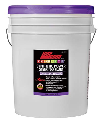 Lubegard 23205 Complete Synthetic Power Steering Fluid, 5 Gallon - size: 5 Gallon