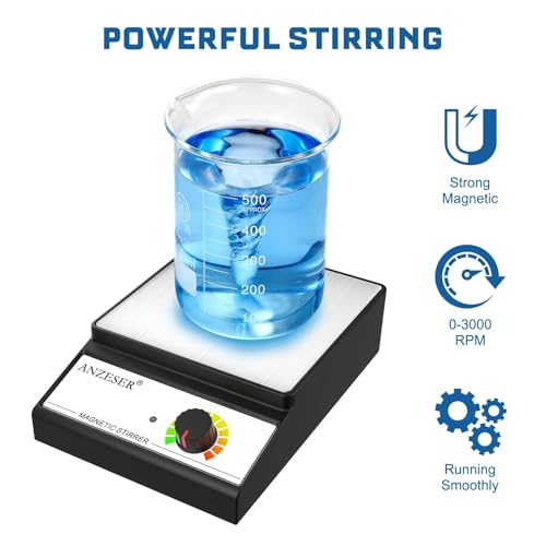 Magnetic Stirrer Set Corrosion-Resistant Magnetic Stir Plate (Non-Heating) - style: Square Stirrer Set