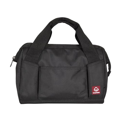 WOLVERINE Tool Bag |Tote | Utility Roll | Durable Nailhead Nylon, Adjustable Straps, and Versatile Pockets - color: Black, style: 13 Inch 21 Pocket Tote