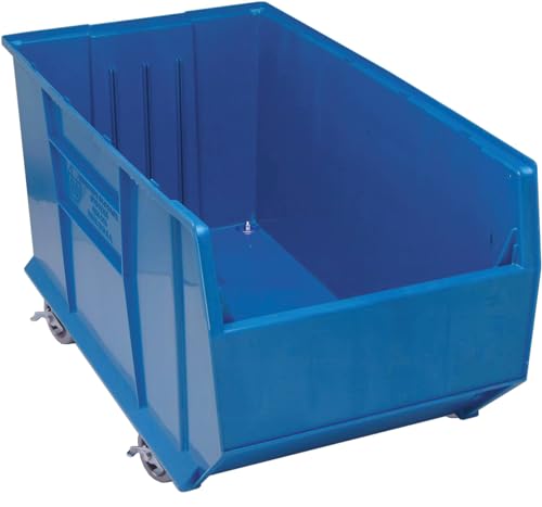 FSE 373-QUS996MOBBL Hulk 36" Container, Mobile, 35-7/8"L x 19-7/8"W x 20-1/2"H, high Impact Stackable, autoclavable up to 250°F, Blue
