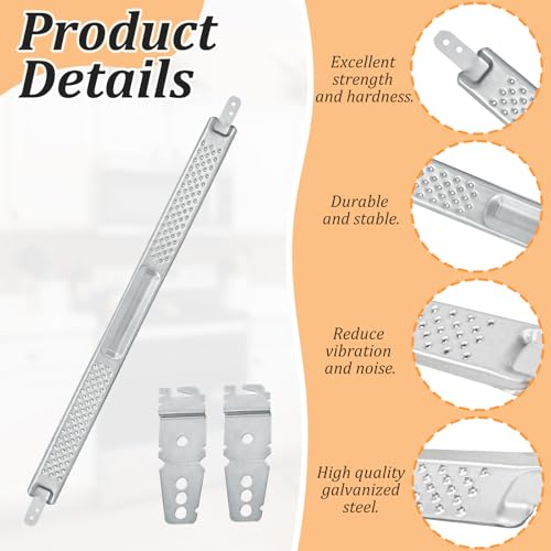 W10426979 24" Dishwasher Mounting Bracket Kit - Fits Granite & Quartz Countertops - Compatible with Whirlpool, KitchenAid,Maytag,Dishwasher Mounting Bracket,8269145,AP5607641,231179,AH3632890and More