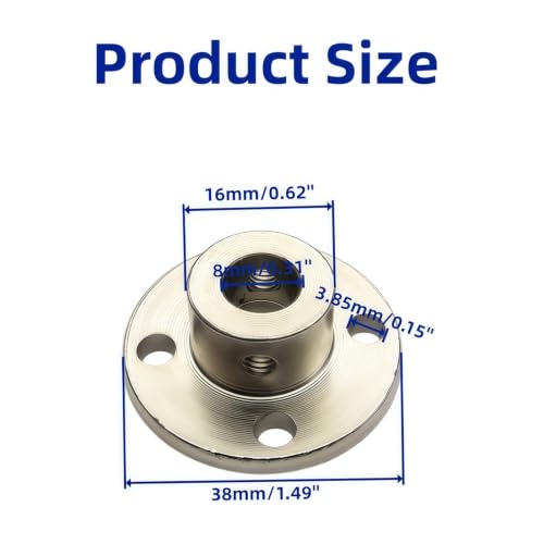 4Pcs 8mm Shaft Coupler - size: 8mm