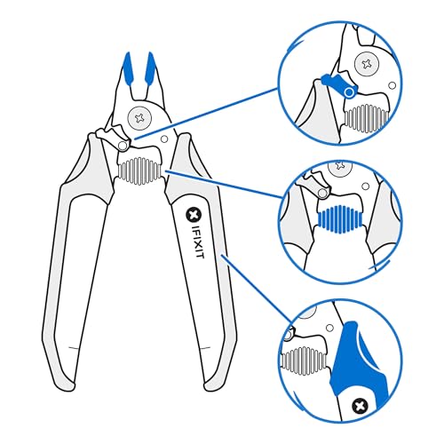 iFixit Mandible Flush Cutters - Precision Clippers for Electronics, Jewelry