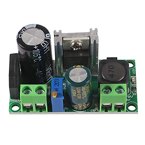 UMLIFE 2PCS 3.3V 5V 6V 9V 12V 24V Mini AC DC to DC Buck Step Down Adjustable Volt Converter - color: 2PCS
