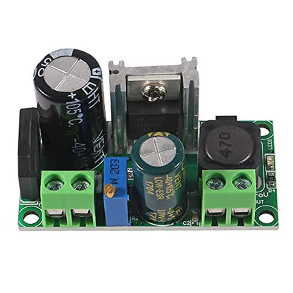 UMLIFE 2PCS 3.3V 5V 6V 9V 12V 24V Mini AC DC to DC Buck Step Down Adjustable Volt Converter - color: 2PCS