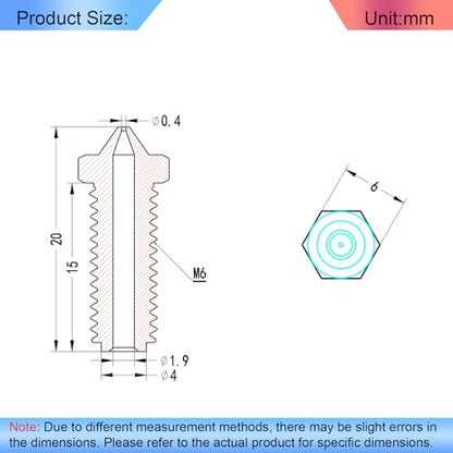 12Pcs 3D Printer Kobra 3/Kobra S1 Nozzle 0.4mm Compatible with Anycubic Kobra 3, Kobra 3 Combo, Kobra S1, Kobra S1 Combo Brass Nozzle, - style: 12Pcs Kobra 3 Nozzle 0.4mm