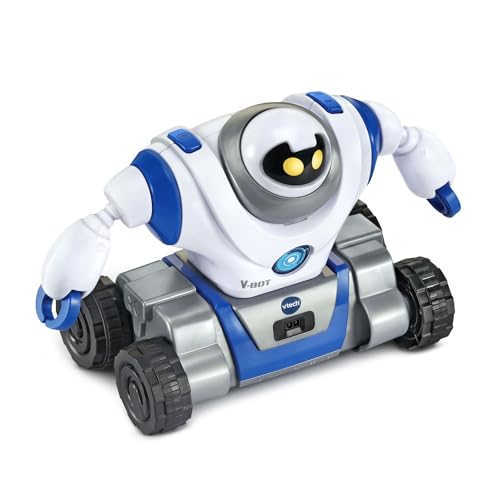 VTech 5-in-1 Make-a-Bot Transformable Robot Toy with Sound Sensor and Obstacle Detector