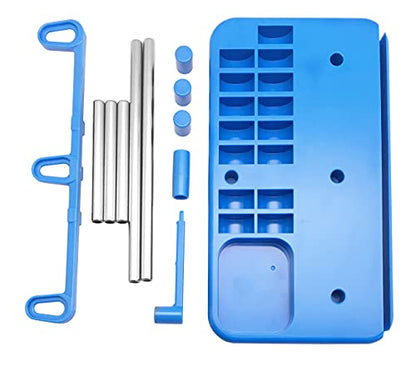 Thread Spool Holder Stand- 3 Spools Holder for Domestic (Home-Base) Embroidery and Sewing Machines - Four Colors for Choices (Blue) - color: Blue