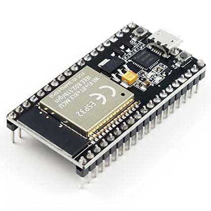 ESP32S ESP32 Development Board 2.4 GHz Dual Core WLAN WiFi + Bluetooth 2-in-1 Microcontroller ESP-WROOM-32 Chip for Arduino (38PIN Narrow Version, 2PCS) - size: 38 PIN