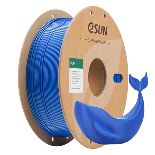 eSUN PLA+ Filament 1.75mm 1KG Blue, 3D Printer Filament - color: 1kg-blue