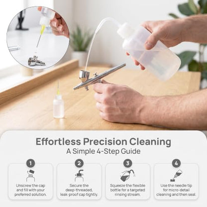 Spray Gun Cleaning Kit, Airbrush Cleaning Kit, Universal Paint Gun Cleaner Brushes Set, Paint Sprayer Cleaning Kit