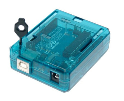 SB Uno R3 Case Enclosure New Transparent (Blue) Computer Box Compatible with Arduino UNO R3