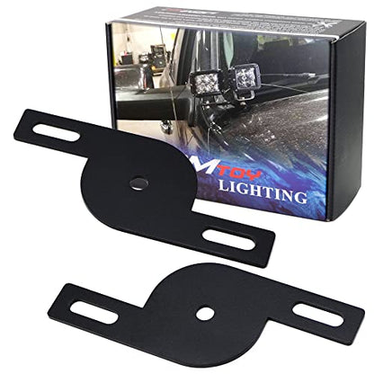 iJDMTOY Dual LED Pod Light Mounting Brackets for Car/Truck/SUV