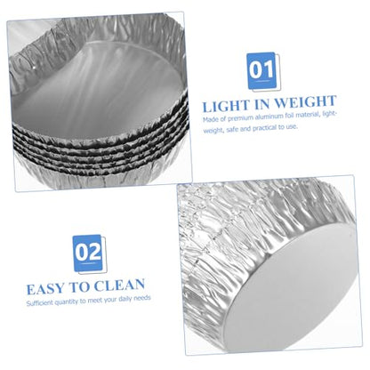 Angoily Aluminum Foil Weighing Dish, 50 Pcs Aluminum Weigh Boats