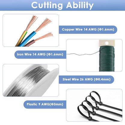 Wire Cutters, Small Side Cutters for Crafts, Flush Cutting Pliers for Jewelry Making, Floral Wire Cutters for Artificial Flowers, Zip Tie Cutters for Cable Tie, Wire Cutting Tool for Guitar Strings - style: Side Cutter Pliers