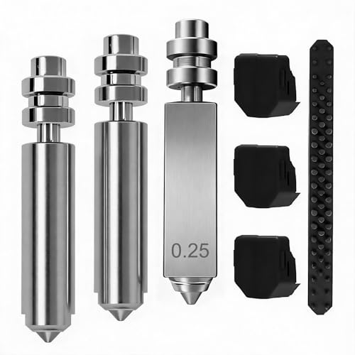 3PK 0.25MM Integrated Hardened Steel Nozzles for Anycubic Kobra X/Kobra 4 - size: 0.25mm
